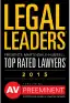 2015 Top Rated Lawyers - Legal Leaders AV Preeminent