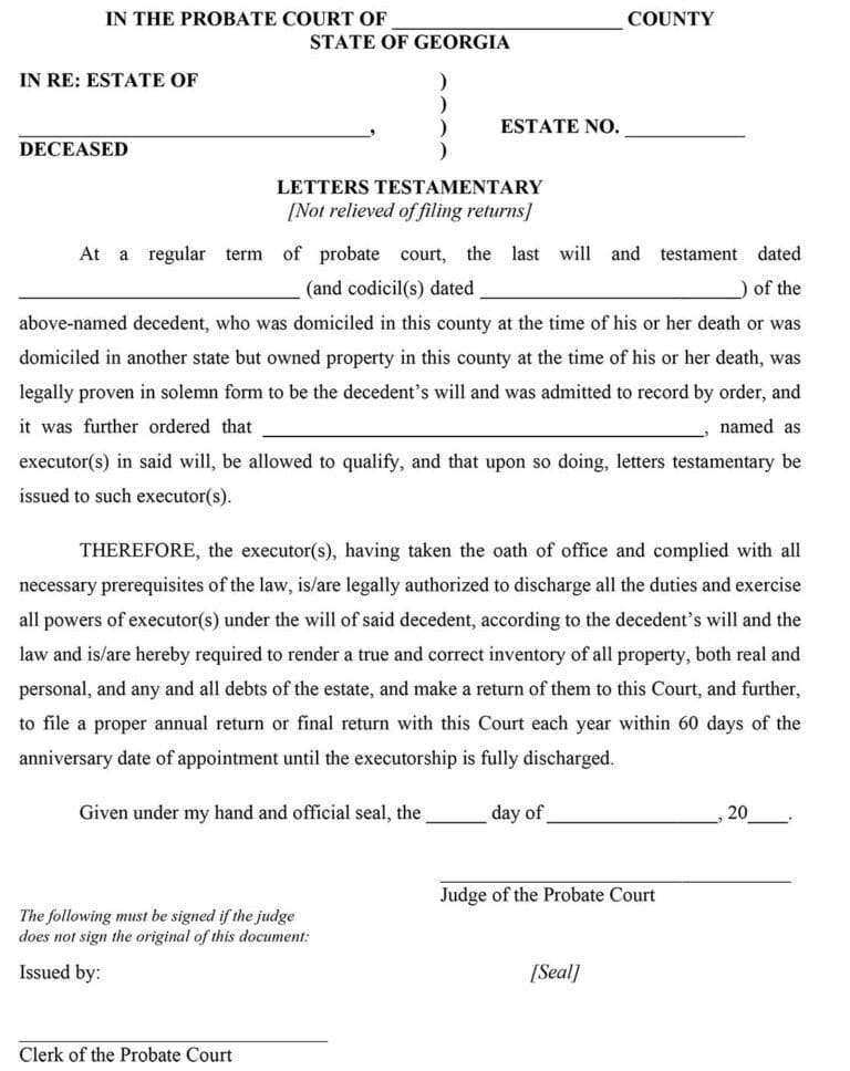 LOT not Relieved of filing returns